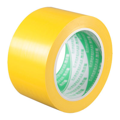 Faixa adesiva de piso de PVC de faixa de proteção Marcação de segurança de 48 mm personalizada