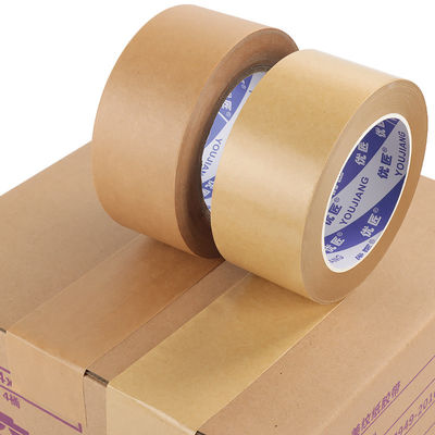Tela de papel reforçada de fibra de vidro reciclável Tela de vedação Kraft gomada