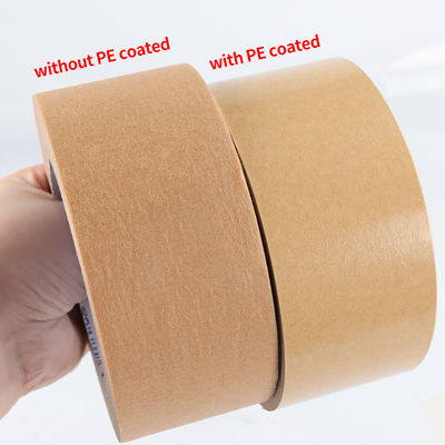 Tela de papel biodegradável para encomendas Tela de goma marrom para mascarar embalagens