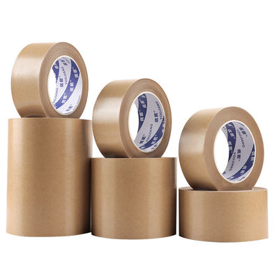 Tela de papel Kraft auto-aderente reforçada com fita de borracha 120mic