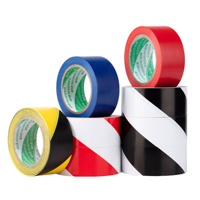 Banda de PVC branca e preta de 50 mm Marcação de faixa Certificação RoHS