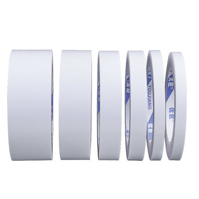 Tela de tecido de dois lados de alta resistência papel branco de rolos de 72 mm
