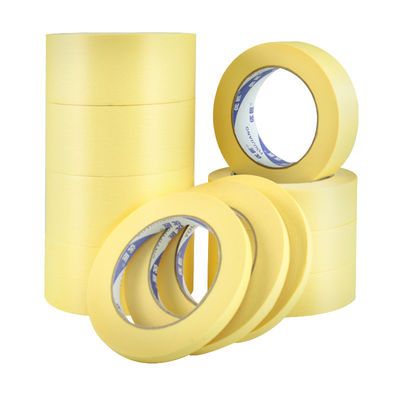 Pintura com cola de borracha fita adesiva de papel amarelo