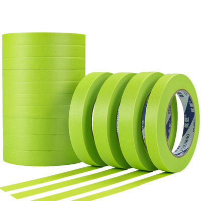 China Fábrica de fita de mascaramento verde fita de mascaramento de papel de creme