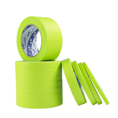 custom wholesale Green Paper Masking Tape Para Pintura DIY Decorativo
