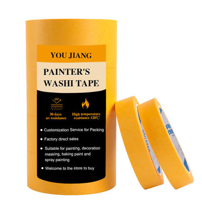 A fita amarela original de pintura multi-superfície protege superfícies para interiores e exteriores