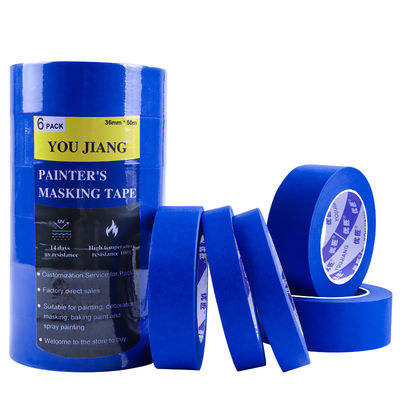 Resistente a altas temperaturas Tela de papel de cortina de pintura profissional personalizada Azul resistente aos raios UV 14 dias