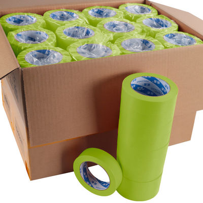 fita adesiva japonesa resistente ao verde Washi com impressão de logotipo personalizado