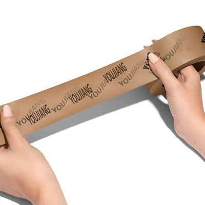 Tape de papel Kraft auto-aderente ecológico com adesivo unilateral ativado por água