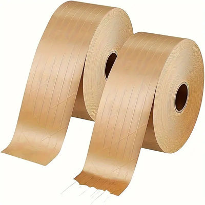 Colagem natural de borracha auto-aderente forte Cartão de embalagem Castanho Tape de papel Kraft reforçado