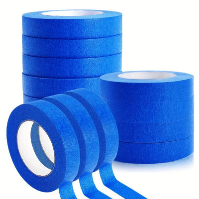 Tela de pintor azul de exterior resistente a UV para mascarar paredes