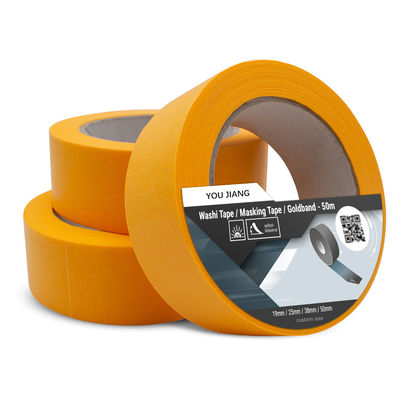 Cor laranja Decoração do lar Papel Amarelo Washi Tape Fabricante