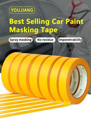 China Fornecedor Papel de Arroz Amarelo Automotivo Acrílico Adesivo Pintor Washi Masking Tape