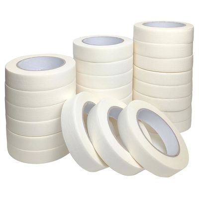 25mmx25 metros fita de mascaramento branco para pintura e decoração de personalização