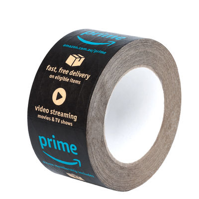 Eco-friendly Custom Logo Impresso Self Adhesive Kraft Paper Tape Tape de embalagem