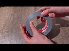 Faixa adesiva de prata de pvc