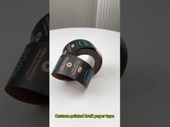 Tela adesiva autoadhesiva de lado único ecológica com impressão de logotipo personalizado